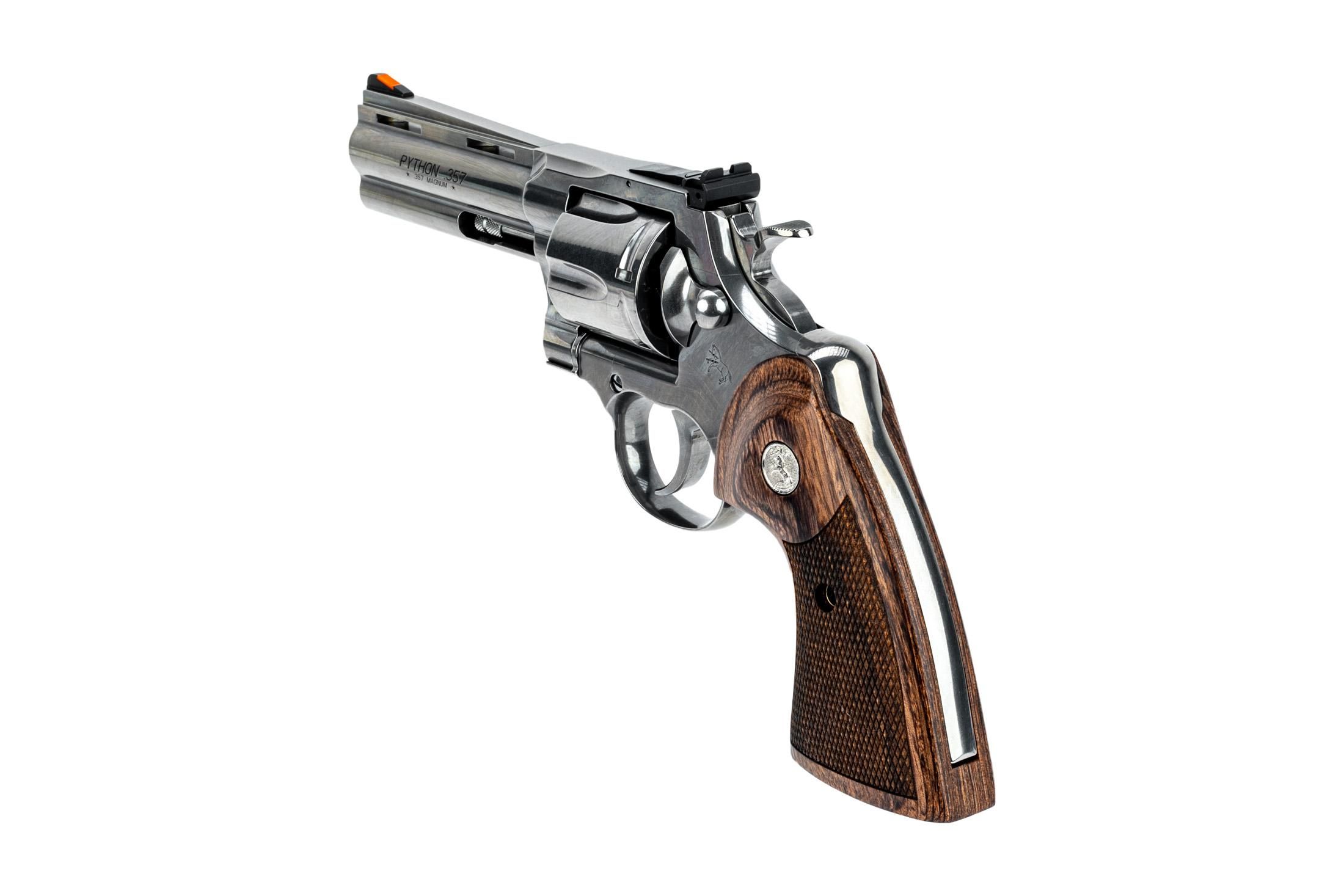 COLT PYTHON 357/mag リボルバー Colt Python Revolver 357 Mag 8 in. Matte Stainless 6 rd. - Freedom